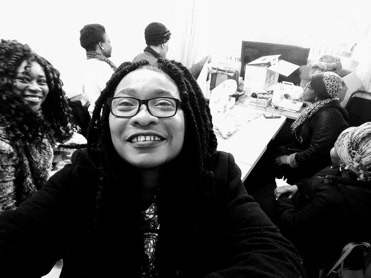 A group of women from Coventry Diversity Forum's community programmes smiling together