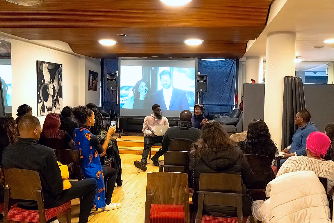 Coventry Diversity Forum audience listening to speakers at a community talk