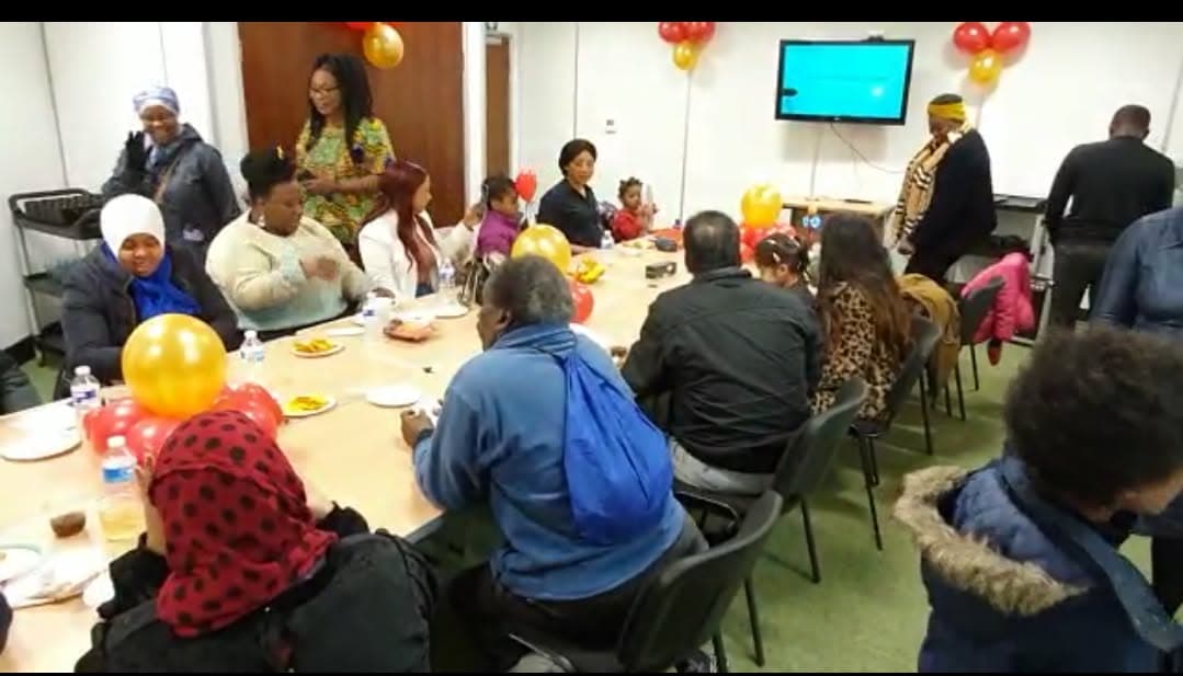 Families celebrating together at a Coventry Diversity Forum community event